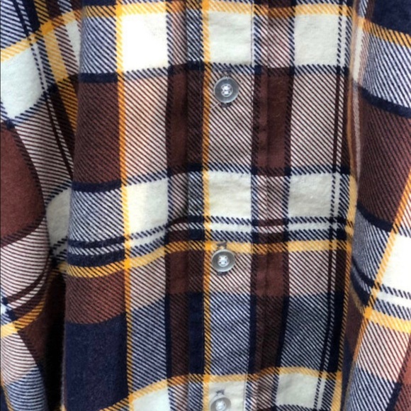 Upcycled Vtg Flannel Shirt with Cowboy Appliqué - Picture 6 of 7